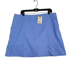 EP New York Women's XL Blue Tech Stretch Skort Golf Tennis Athletic Skirt